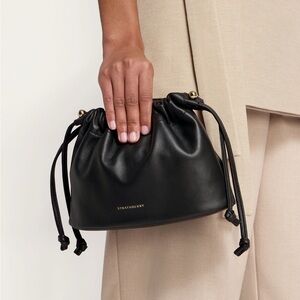 Strathberry Charlotte Black Leather Women's Bag